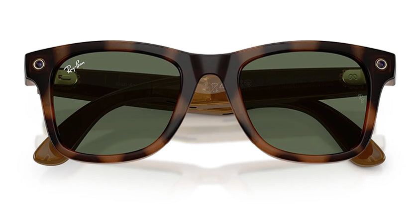 RAYBAN META RW4011 (GEN 3) WAYFARER 690571 50 SUNGLASS - Havana Tortoise/G-15 Green / 50 - Sunglasses