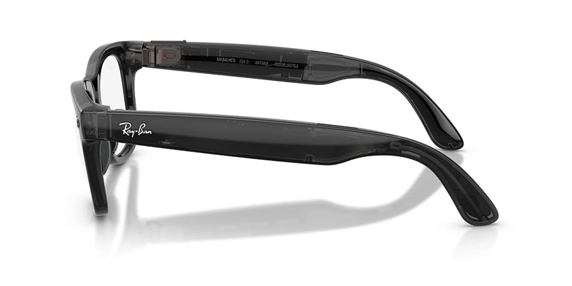 RAYBAN META RW4011 (GEN 3) WAYFARER 690680 50 SUNGLASS - Transparent Black/Aquamarine / 50 - Sunglasses