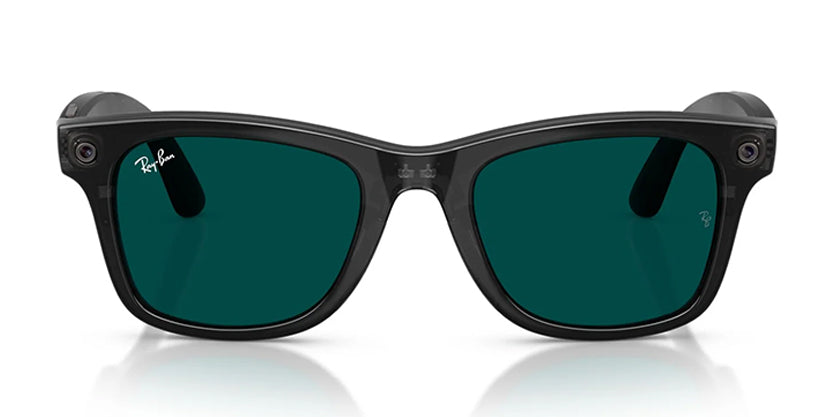 RAYBAN META RW4011 (GEN 3) WAYFARER 690680 50 SUNGLASS - Transparent Black/Aquamarine / 50 - Sunglasses