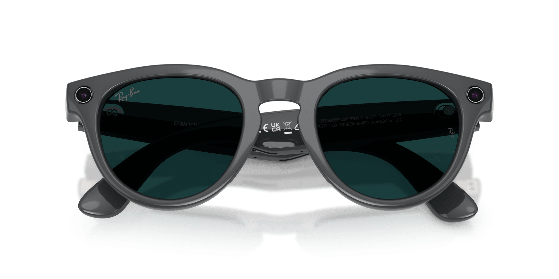 RAYBAN META RW4013 (HEADLINER) GEN 2 6702CE SUNGLASS - 50 / SHINY ASTEROID GREY/TRANSITIONS EMERALD
