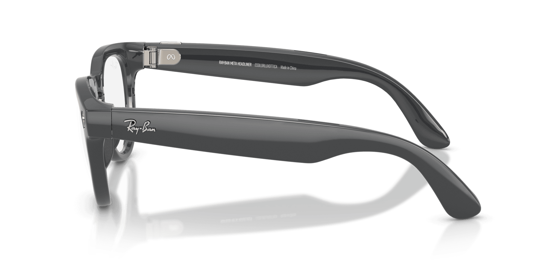 RAYBAN META RW4013 (HEADLINER) GEN 2 6702CE SUNGLASS - 50 / SHINY ASTEROID GREY/TRANSITIONS EMERALD