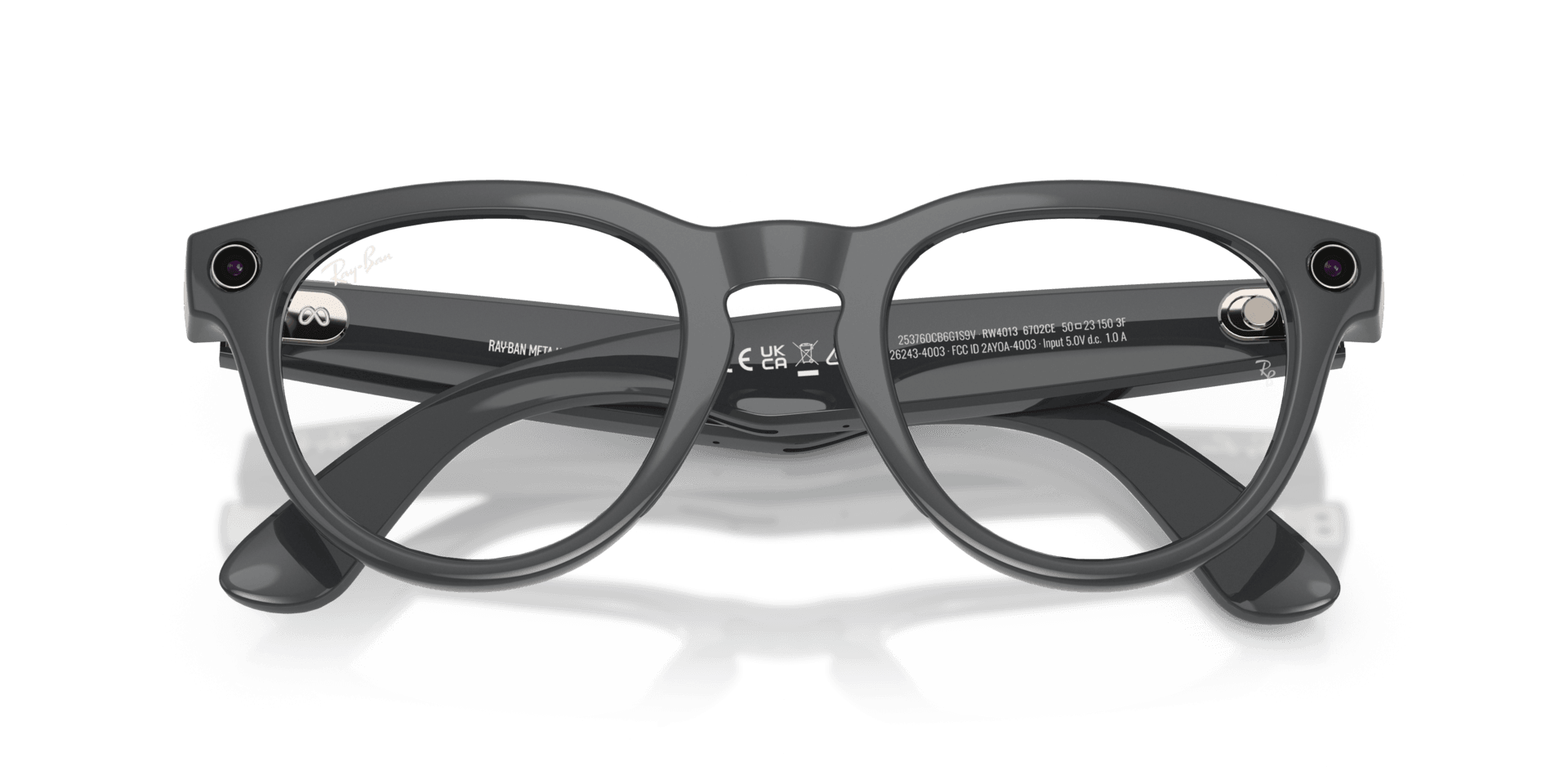 RAYBAN META RW4013 (HEADLINER) GEN 2 6702CE SUNGLASS - 50 / SHINY ASTEROID GREY/TRANSITIONS EMERALD