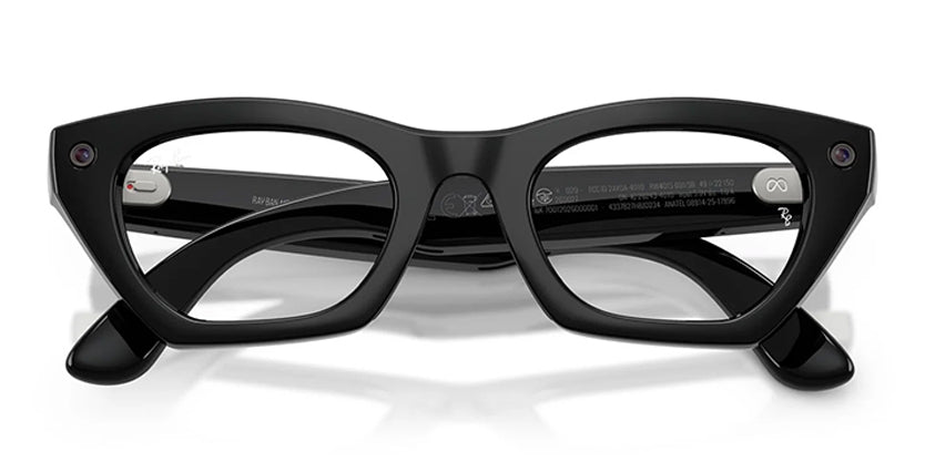 RAYBAN META RW4015 GEN 3 ZENA 601/SB 49 FRAME - Black/Clear / 49 - Eyeglasses