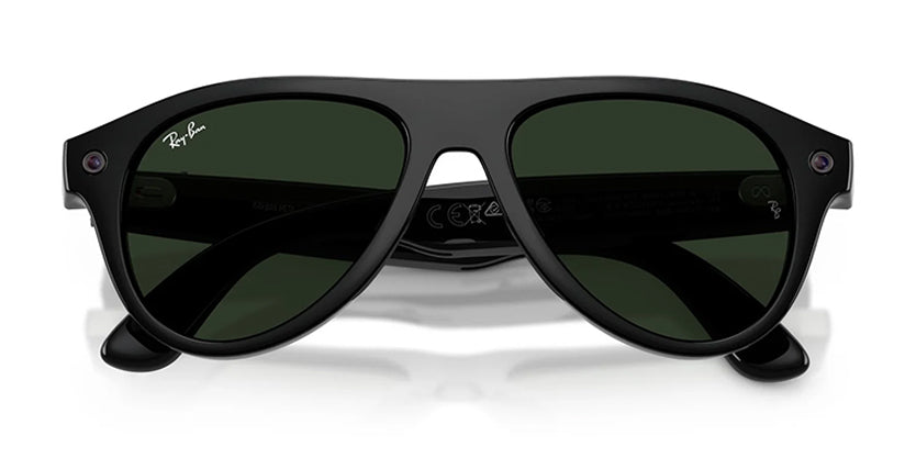 RAYBAN META RW4016 (GEN 3) AVIATOR 601/1M 54 SUNGLASS - Black/Graphite Green Transitions / 54 - Sunglasses