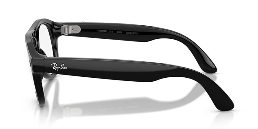 RAYBAN META RW4016 (GEN 3) AVIATOR 601/1M 54 SUNGLASS - Black/Graphite Green Transitions / 54 - Sunglasses