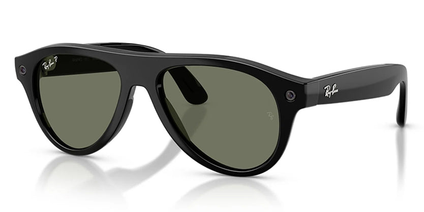 RAYBAN META RW4016 (GEN 3) AVIATOR 601/9A 54 SUNGLASS - Black/G-15 Green / 54 - Sunglasses