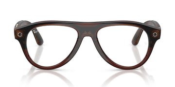 RAYBAN META RW4016 (GEN 3) AVIATOR 6912JD 54 SUNGLASS - Transparent Brown/Jade Transitions / 54 - Sunglasses