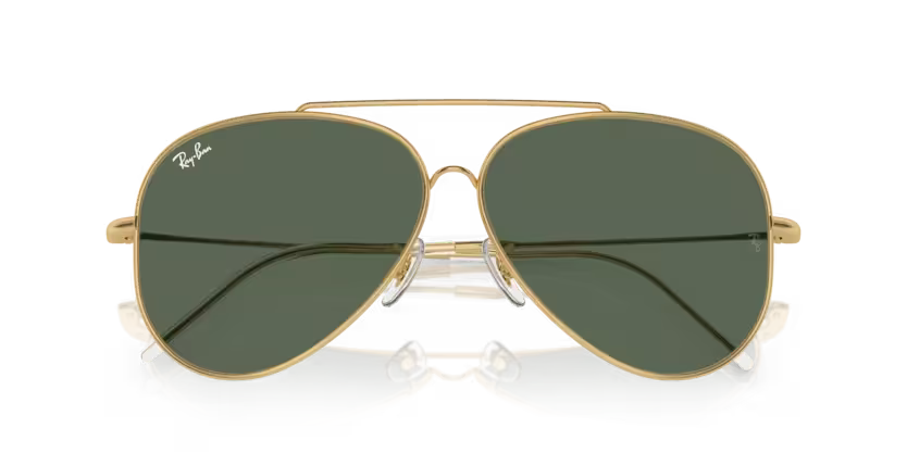 RAYBAN RB 0101S 001/VR SUNGLASS - 62 / Gold - Sunglasses
