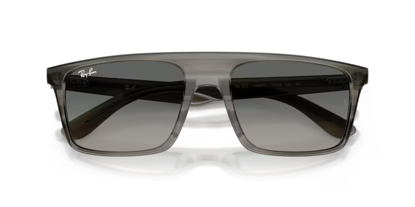 RAYBAN RB 2222 1438/71 SUNGLASS - 55 / Striped grey - Sunglasses