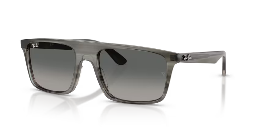 RAYBAN RB 2222 1438/71 SUNGLASS - 55 / Striped grey - Sunglasses