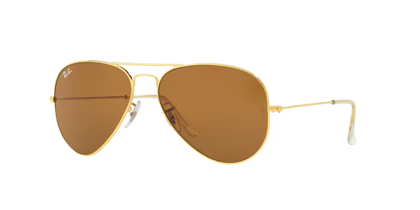 RAYBAN RB 3025 L979 SUNGLASS - 50 / Gold - Sunglasses