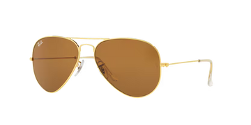 RAYBAN RB 3025 L979 SUNGLASS - 50 / Gold - Sunglasses