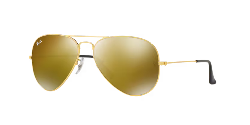 RAYBAN RB 3025 W3276 SUNGLASS - 58 / Gold - Sunglasses