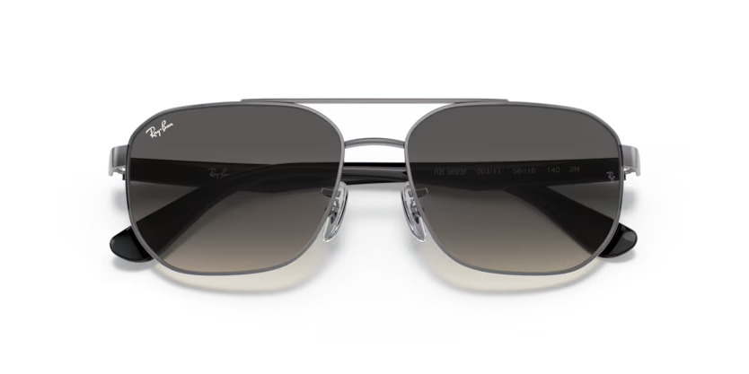 RAYBAN RB 3693I 004/11 SUNGLASS - 56 / Gun Metal - Sunglasses