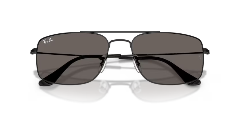 RAYBAN RB 3779 002/B2 SUNGLASS - 59 / Black - Sunglasses