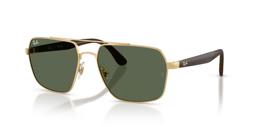 RAYBAN RB 3785I 001/71 SUNGLASS - 58 / Gold - Sunglasses