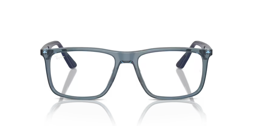 RAYBAN RB 5389I 8371 FRAME - 54 / TRANSPARENT BLUE - Eyeglasses