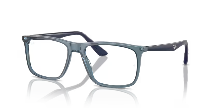 RAYBAN RB 5389I 8371 FRAME - 54 / TRANSPARENT BLUE - Eyeglasses