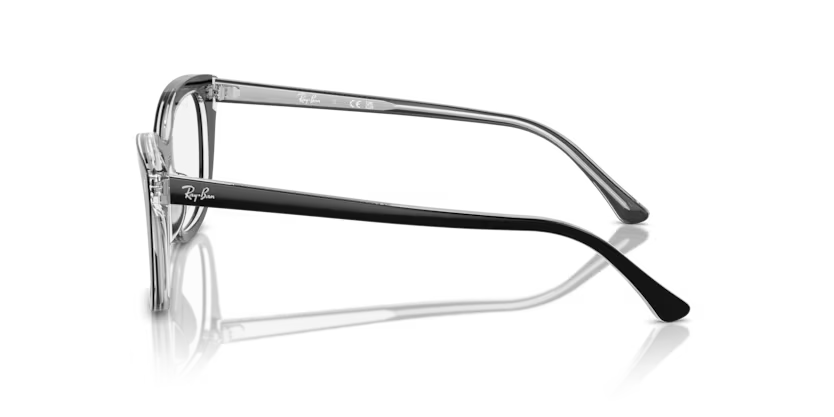 RAY BAN RB 5433 2034 FRAME - 50 / Black - Eyeglasses