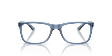 RAYBAN RB 7027I 6750 FRAME - 54 / TRANSPARENT BLUE - Eyeglasses