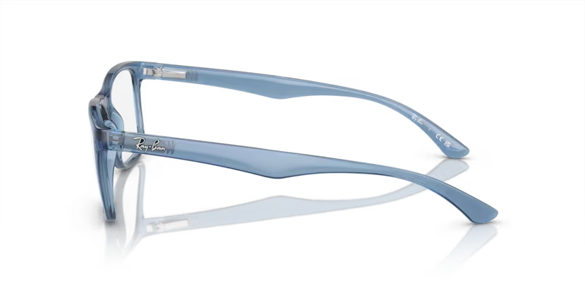 RAYBAN RB 7027I 6750 FRAME - 54 / TRANSPARENT BLUE - Eyeglasses