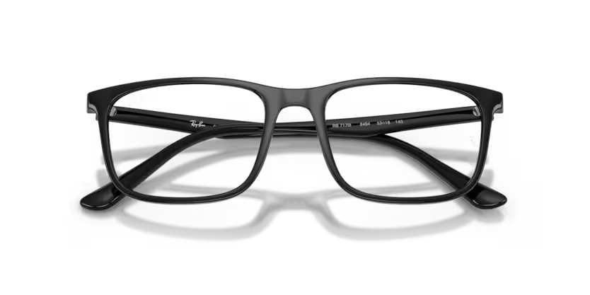 RAYBAN RB 7170I 8494 FRAME - 53 / Black - Eyeglasses