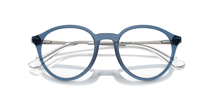 RAYBAN RB 7236I 6750 FRAME - 50 / TRANSPARENT BLUE - Eyeglasses