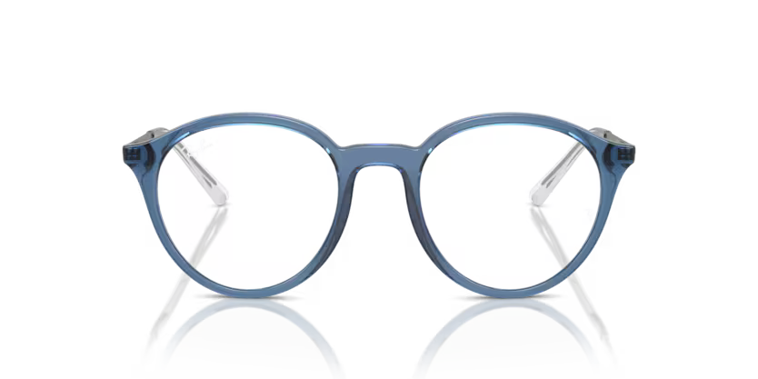 RAYBAN RB 7236I 6750 FRAME - 50 / TRANSPARENT BLUE - Eyeglasses
