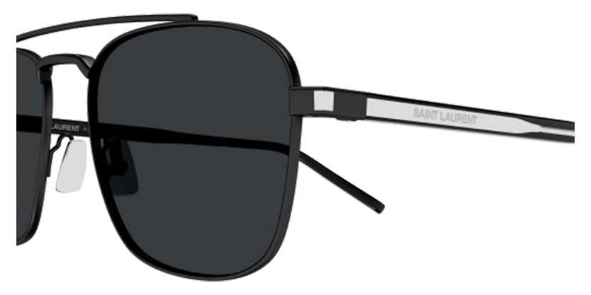 SAINT LAURENT SL665 001 SUNGLASS - Black / 56 - Sunglasses