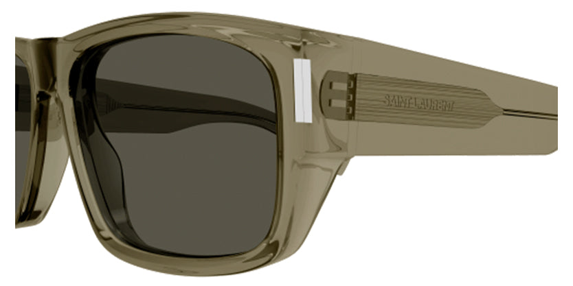 SAINT LAURENT SL689 004 SUNGLASS - Green / 57 - Sunglasses