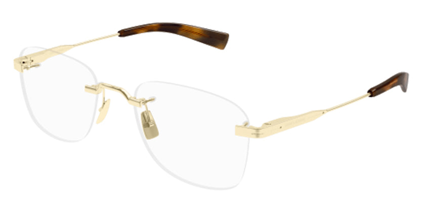 SAINT LAURENT SL744 002 FRAME - Gold / 53 - Eyeglasses