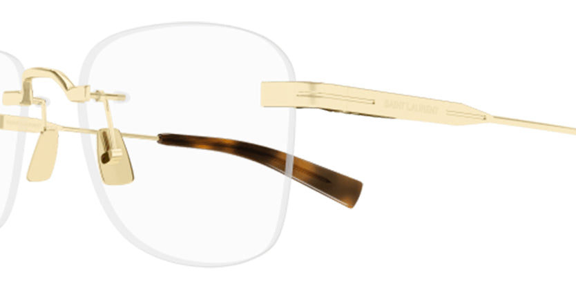 SAINT LAURENT SL744 002 FRAME - Gold / 53 - Eyeglasses