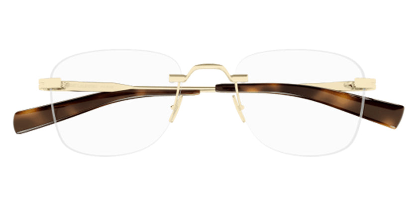 SAINT LAURENT SL744 002 FRAME - Gold / 53 - Eyeglasses