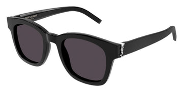 SAINT LAURENT SLM124 001 SUNGLASS - Black / 49 - Sunglasses