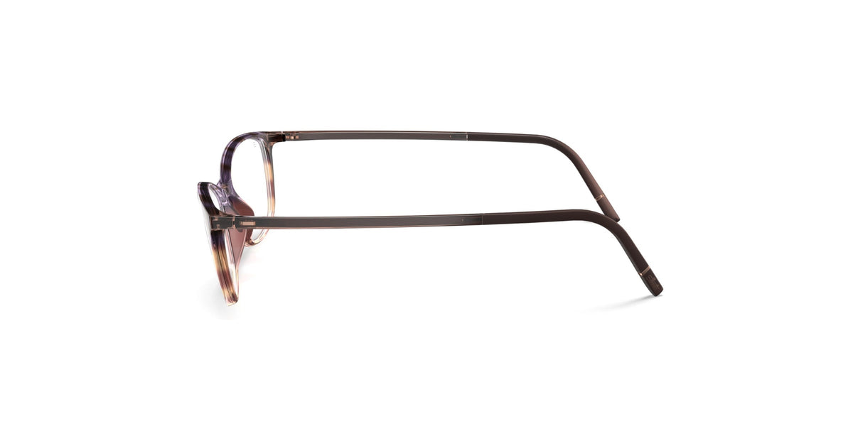 Silhouette 1617/75 Purple Brown Gradient eyeglasses 6030 size 52