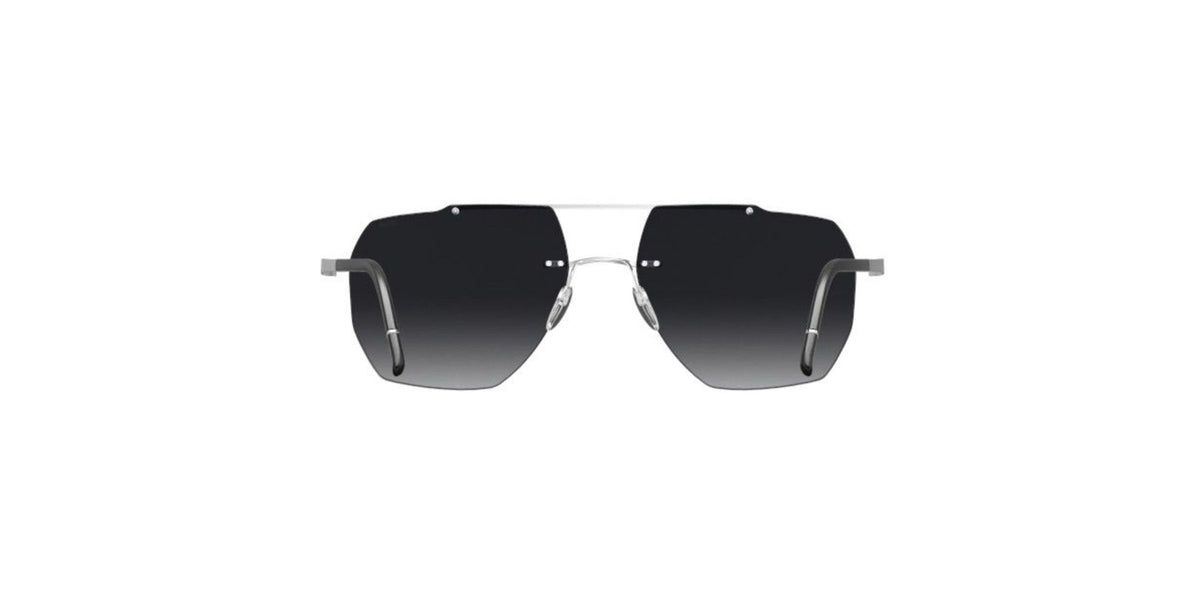 Silhouette 8746/75 Rhodium & Black sunglasses 7000 size 56