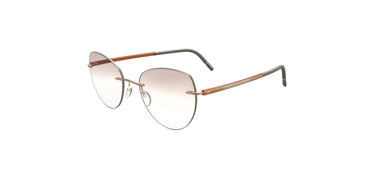 Silhouette 5567/LZ Pale Gold eyeglasses 7535 size 53