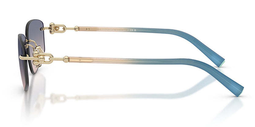 TIFFANT & CO. TF3114 619116 SUNGLASS - Gold / 59 - Sunglasses