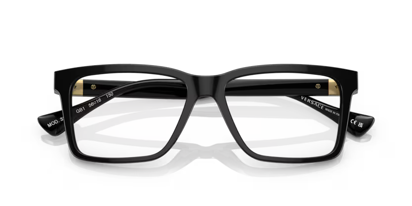 VERSACE 3328 GB1 FRAME - 58 / Black - Eyeglasses